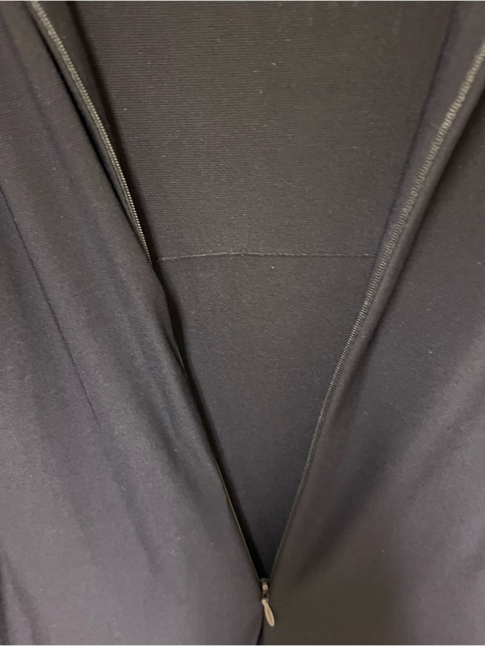 Club L London Contradiction Long Sleeve Navy Maxi Mermaid Dress - Picture 14 of 15